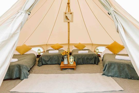 Camp, glamp or bring your own campervan