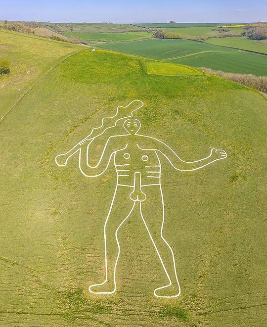 Find Goliath at Cerne Abbas (4 miles)