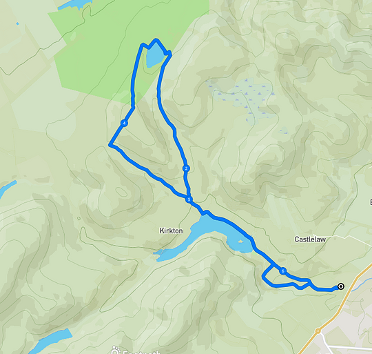 10K Route: Pentland Hills