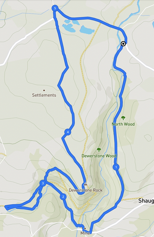 10K Route: Devon / Dartmoor National Park