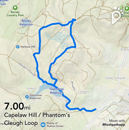 10K Route: Pentland Hills