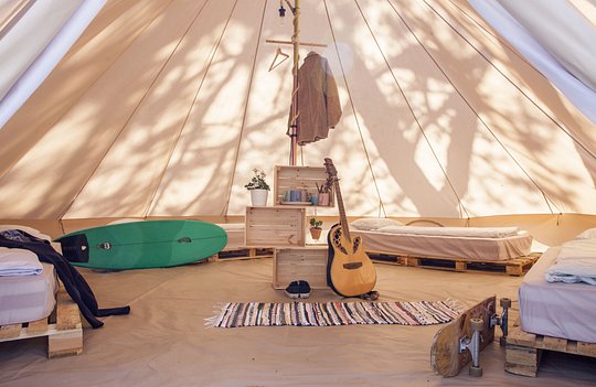Shared Tipi Tents