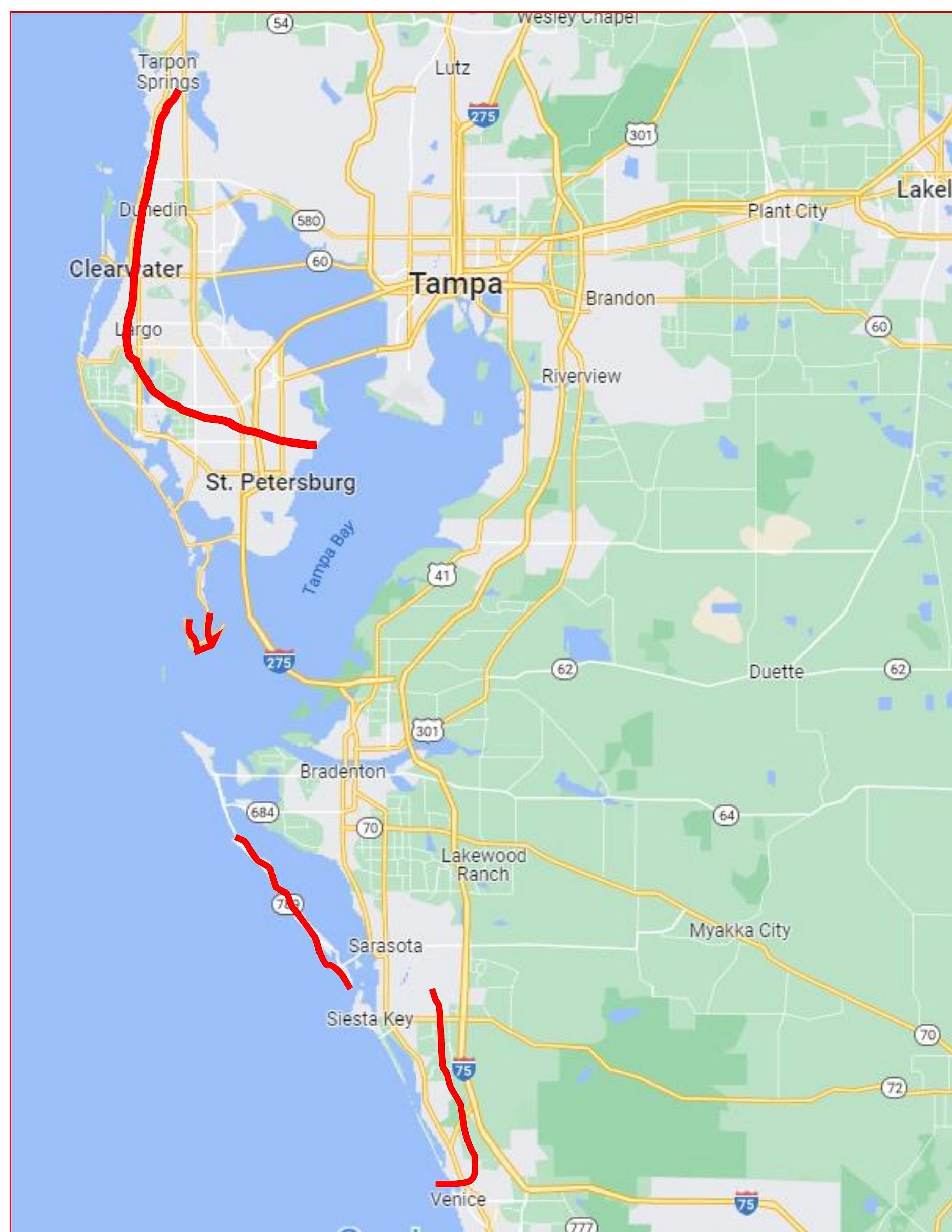 FloridaRideoutlinedonmap